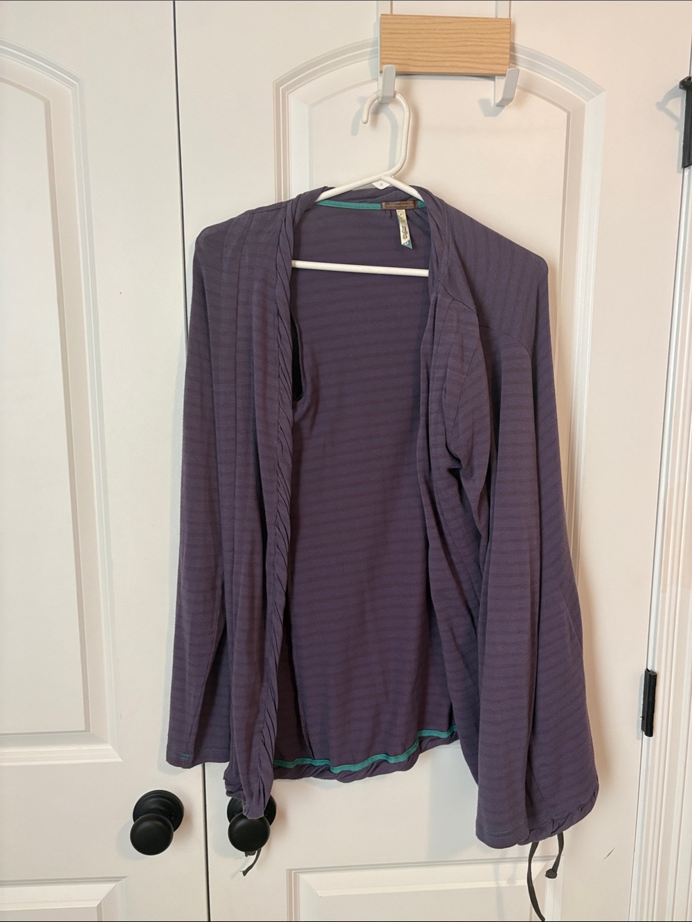 Matilda Jane Open-Front Purple Layering Cardigan